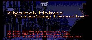 Screenshot Thumbnail / Media File 1 for Sherlock Holmes Consulting Detective [U][CD][TGXCD1011][Sleuth Publications][1991][PCE][incredible_hark]